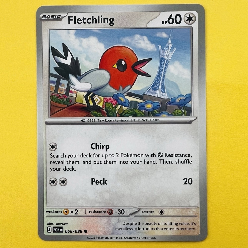 Fletchling 066/088 ME03: Perfect Order Pokemon TCG NM